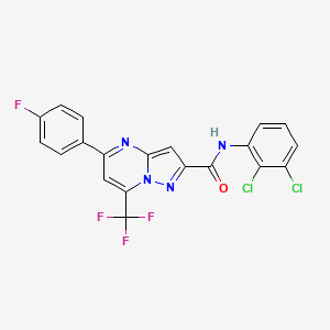 N-(2,3-dichlorophenyl)-5-(4-fluorophenyl)-7-(trifluoromethyl)pyrazolo[1,5-a]pyrimidine-2-carboxamide