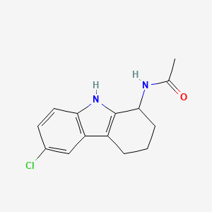 N-(6-chloro-2,3,4,9-tetrahydro-1H-carbazol-1-yl)acetamide