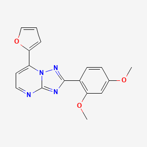 2-(2,4-Dimethoxyphenyl)-7-(2-furyl)[1,2,4]triazolo[1,5-a]pyrimidine