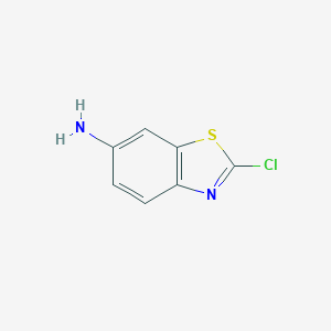 molecular formula C7H5ClN2S B112346 6-アミノ-2-クロロベンゾチアゾール CAS No. 2406-90-8