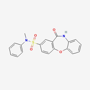 N-methyl-11-oxo-N-phenyl-10,11-dihydrodibenzo[b,f][1,4]oxazepine-2-sulfonamide