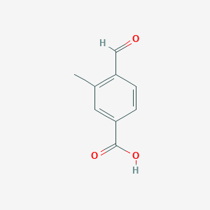 molecular formula C9H8O3 B112347 4-甲酰-3-甲基苯甲酸 CAS No. 24078-23-7