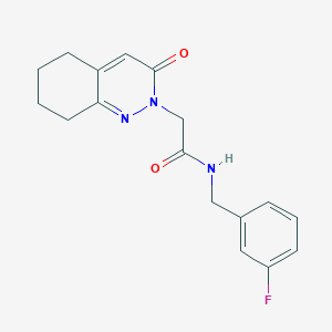 N-(3-fluorobenzyl)-2-(3-oxo-5,6,7,8-tetrahydrocinnolin-2(3H)-yl)acetamide