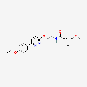 N-(2-{[6-(4-ethoxyphenyl)pyridazin-3-yl]oxy}ethyl)-3-methoxybenzamide