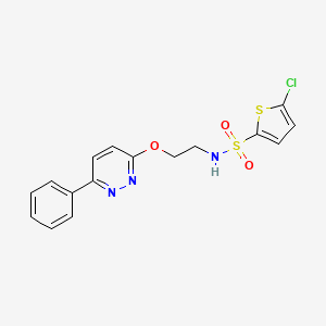 5-chloro-N-{2-[(6-phenylpyridazin-3-yl)oxy]ethyl}thiophene-2-sulfonamide