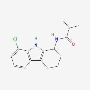 N-(8-chloro-2,3,4,9-tetrahydro-1H-carbazol-1-yl)-2-methylpropanamide