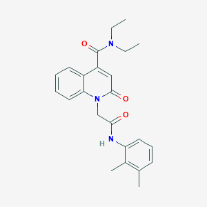 1-{2-[(2,3-dimethylphenyl)amino]-2-oxoethyl}-N,N-diethyl-2-oxo-1,2-dihydroquinoline-4-carboxamide