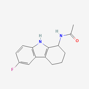 N-(6-fluoro-2,3,4,9-tetrahydro-1H-carbazol-1-yl)acetamide