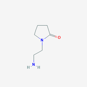 molecular formula C6H12N2O B112355 1-(2-氨基乙基)吡咯烷-2-酮 CAS No. 24935-08-8
