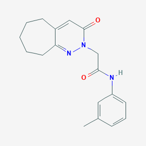 N-(3-methylphenyl)-2-(3-oxo-3,5,6,7,8,9-hexahydro-2H-cyclohepta[c]pyridazin-2-yl)acetamide