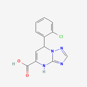 7-(2-Chlorophenyl)-4,7-dihydro[1,2,4]triazolo[1,5-a]pyrimidine-5-carboxylic acid