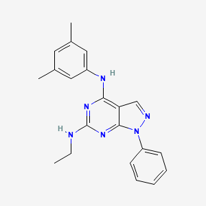 N~4~-(3,5-dimethylphenyl)-N~6~-ethyl-1-phenyl-1H-pyrazolo[3,4-d]pyrimidine-4,6-diamine