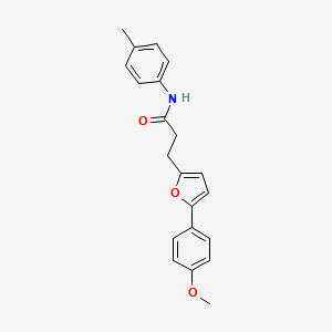 3-[5-(4-methoxyphenyl)furan-2-yl]-N-(4-methylphenyl)propanamide