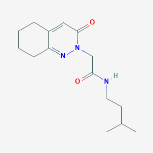 N-(3-methylbutyl)-2-(3-oxo-5,6,7,8-tetrahydrocinnolin-2(3H)-yl)acetamide