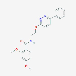 2,4-dimethoxy-N-(2-((6-phenylpyridazin-3-yl)oxy)ethyl)benzamide