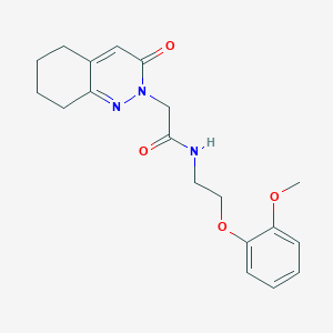 N-[2-(2-methoxyphenoxy)ethyl]-2-(3-oxo-5,6,7,8-tetrahydrocinnolin-2(3H)-yl)acetamide