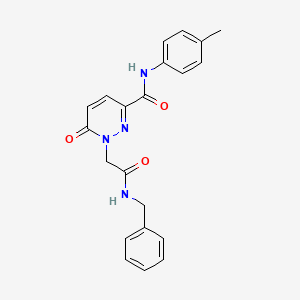 1-(2-(benzylamino)-2-oxoethyl)-6-oxo-N-(p-tolyl)-1,6-dihydropyridazine-3-carboxamide