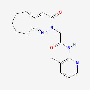 N-(3-methylpyridin-2-yl)-2-(3-oxo-3,5,6,7,8,9-hexahydro-2H-cyclohepta[c]pyridazin-2-yl)acetamide