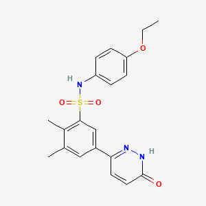 N-(4-ethoxyphenyl)-2,3-dimethyl-5-(6-oxo-1,6-dihydropyridazin-3-yl)benzenesulfonamide