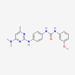 1-(4-{[4-(Dimethylamino)-6-methylpyrimidin-2-YL]amino}phenyl)-3-(3-methoxyphenyl)urea