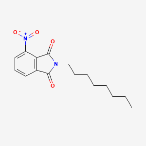 molecular formula C16H20N2O4 B11236402 4-nitro-2-octyl-1H-isoindole-1,3(2H)-dione CAS No. 2593-54-6