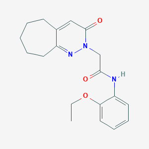 N-(2-ethoxyphenyl)-2-(3-oxo-3,5,6,7,8,9-hexahydro-2H-cyclohepta[c]pyridazin-2-yl)acetamide