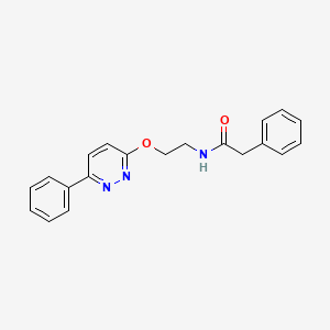 2-phenyl-N-{2-[(6-phenylpyridazin-3-yl)oxy]ethyl}acetamide