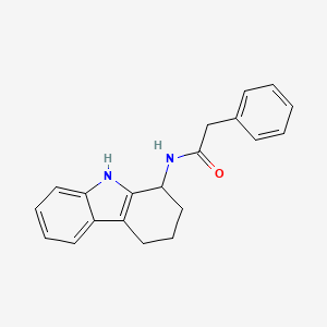 2-phenyl-N-(2,3,4,9-tetrahydro-1H-carbazol-1-yl)acetamide