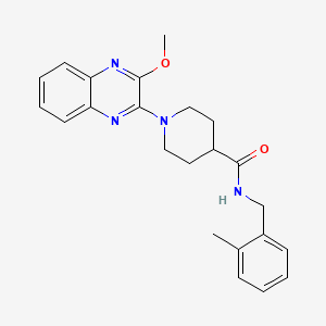 1-(3-methoxyquinoxalin-2-yl)-N-(2-methylbenzyl)piperidine-4-carboxamide