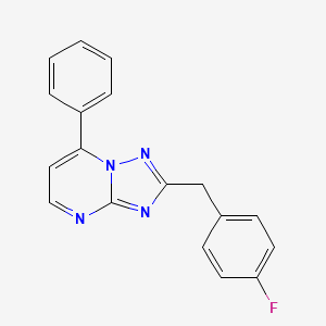 2-(4-Fluorobenzyl)-7-phenyl[1,2,4]triazolo[1,5-a]pyrimidine