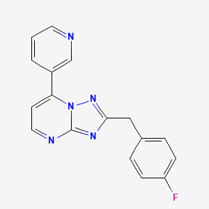 2-(4-Fluorobenzyl)-7-(3-pyridyl)[1,2,4]triazolo[1,5-a]pyrimidine