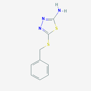 B112369 2-Benzylthio-5-amino-1,3,4-thiadiazole CAS No. 25660-71-3