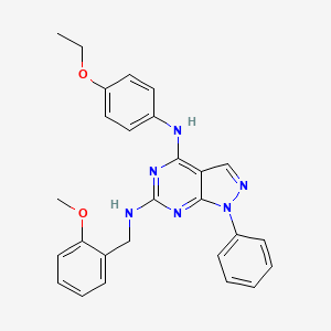 N~4~-(4-ethoxyphenyl)-N~6~-(2-methoxybenzyl)-1-phenyl-1H-pyrazolo[3,4-d]pyrimidine-4,6-diamine