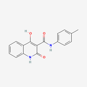 4-hydroxy-N-(4-methylphenyl)-2-oxo-1,2-dihydroquinoline-3-carboxamide