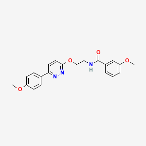 3-methoxy-N-(2-{[6-(4-methoxyphenyl)pyridazin-3-yl]oxy}ethyl)benzamide