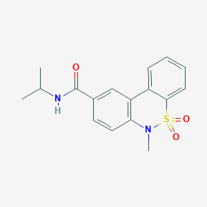 N-isopropyl-6-methyl-6H-dibenzo[c,e][1,2]thiazine-9-carboxamide 5,5-dioxide