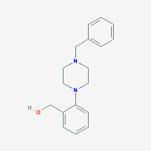 molecular formula C18H22N2O B112375 [2-(4-苄基哌嗪-1-基)苯基]甲醇 CAS No. 261178-24-9