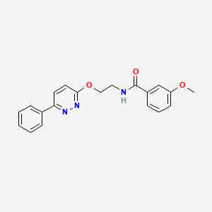 3-methoxy-N-{2-[(6-phenylpyridazin-3-yl)oxy]ethyl}benzamide