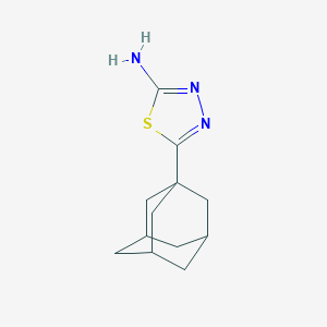 molecular formula C12H17N3S B112380 5-Adamantan-1-yl-[1,3,4]thiadiazol-2-ylamine CAS No. 26526-57-8