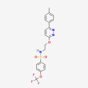 N-(2-((6-(p-tolyl)pyridazin-3-yl)oxy)ethyl)-4-(trifluoromethoxy)benzenesulfonamide