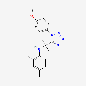 N-{2-[1-(4-methoxyphenyl)-1H-tetrazol-5-yl]butan-2-yl}-2,4-dimethylaniline