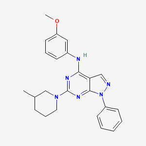 N-(3-methoxyphenyl)-6-(3-methylpiperidin-1-yl)-1-phenyl-1H-pyrazolo[3,4-d]pyrimidin-4-amine