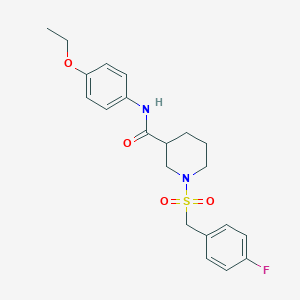 N-(4-ethoxyphenyl)-1-[(4-fluorobenzyl)sulfonyl]piperidine-3-carboxamide