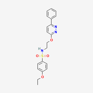 4-ethoxy-N-(2-((6-phenylpyridazin-3-yl)oxy)ethyl)benzenesulfonamide