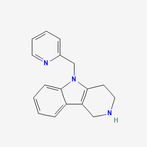 5-(Pyridin-2-ylmethyl)-2,3,4,5-tetrahydro-1H-pyrido[4,3-b]indole