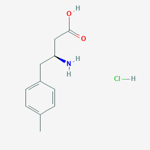 molecular formula C11H16ClNO2 B112387 (S)-3-氨基-4-(对甲苯基)丁酸盐酸盐 CAS No. 270062-95-8