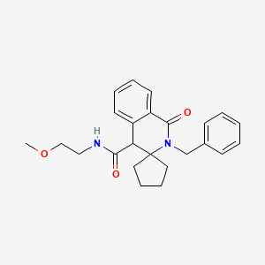 2'-benzyl-N-(2-methoxyethyl)-1'-oxo-1',4'-dihydro-2'H-spiro[cyclopentane-1,3'-isoquinoline]-4'-carboxamide