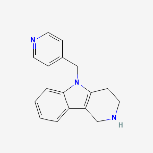 5-(Pyridin-4-ylmethyl)-2,3,4,5-tetrahydro-1H-pyrido[4,3-b]indole