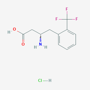 B112391 (S)-3-Amino-4-(2-trifluoromethylphenyl)butanoic acid hydrochloride CAS No. 270065-73-1