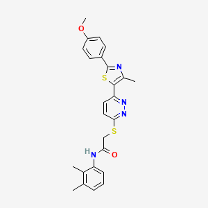 N-(2,3-dimethylphenyl)-2-((6-(2-(4-methoxyphenyl)-4-methylthiazol-5-yl)pyridazin-3-yl)thio)acetamide